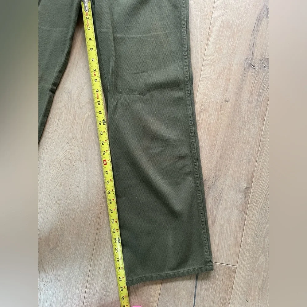Reformation Jeans marine Jean, army green wash - size 28 - Picture 6 of 8